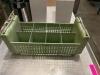 DESCRIPTION: (4) PLASTIC SILVERWARE RACKS THIS LOT IS: SOLD BY THE PIECE QTY: 4