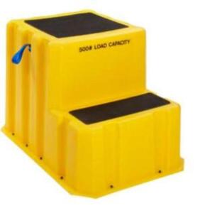 DESCRIPTION: (1) PLASTIC STEP STAND EXTRA LARGE BRAND/MODEL: GLOBAL #T9FB2185996 INFORMATION: YELLOW RETAIL$: $200.00 EA SIZE: 25-1/2X33X24 QTY: 1