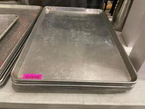 DESCRIPTION: (6) FULL SIZE SHEET PANS SIZE: FULL SIZE THIS LOT IS: SOLD BY THE PIECE QTY: 6