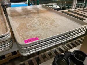 DESCRIPTION: (6) FULL SIZE SHEET PANS SIZE: FULL SIZE THIS LOT IS: SOLD BY THE PIECE QTY: 6