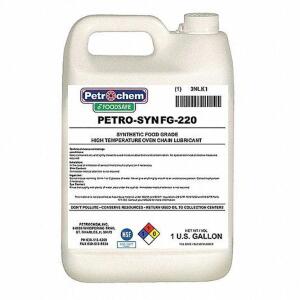 DESCRIPTION: (2) OVEN CHAIN LUBRICANT BRAND/MODEL: PETROCHEM #3NLK1 RETAIL$: $48.00 EA SIZE: 1 GALLON QTY: 2