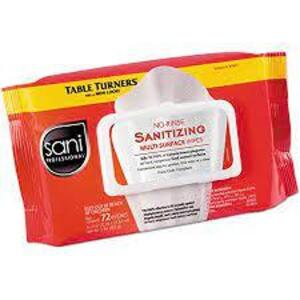 DESCRIPTION: (3) SANITIZING WIPES BRAND/MODEL: SANI PROFESSIONAL #61CU35 RETAIL$: $10.50 EA SIZE: 72 WIPES PER PACKAGE QTY: 3