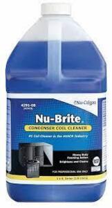 DESCRIPTION: (2) LIQUID CONDENSER COIL CLEANER BRAND/MODEL: NU-CALGON #1ANG9 RETAIL$: 35.7 SIZE: 1 GALLON QTY: 2