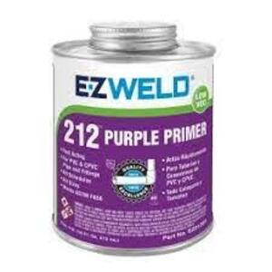 DESCRIPTION: (4) PURPLE PRIMER BRAND/MODEL: EZ WELD 212 #5E522 RETAIL$: $13.43 EA SIZE: 8 OZ QTY: 4