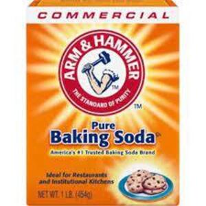 DESCRIPTION: (6) CONTAINERS OF BAKING SODA BRAND/MODEL: ARM AND HAMMER RETAIL$: $1.19 EA SIZE: 1 LB QTY: 6