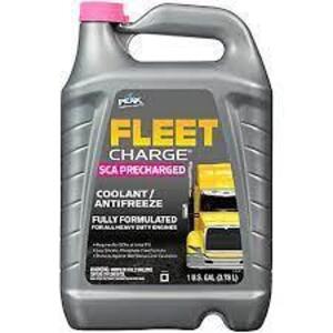 DESCRIPTION: (2) PRECHARGED ANTIFREEZE BRAND/MODEL: PEAK FLEET CHARGE RETAIL$: $24.99 EA SIZE: 1 GALLON QTY: 2