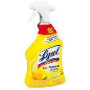 DESCRIPTION: (6) ALL PURPOSE CLEANER BRAND/MODEL: LYSOL INFORMATION: LEMON RETAIL$: $5.00 EA QTY: 6