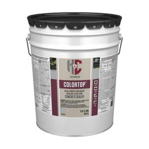 DESCRIPTION: (1) SOLVENT BASED SOLID COLOR CONCRETE SEALER BRAND/MODEL: COLORTOP H&C EXTERIOR INFORMATION: GREY RETAIL$: 202.98 SIZE: 5 GALLON QTY: 1