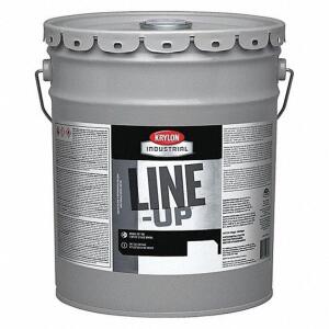 DESCRIPTION: (1) STRIPING PAINT BRAND/MODEL: KRYLON #38EL48 INFORMATION: WHITE RETAIL$: 222.53 SIZE: 5 GALLON QTY: 1