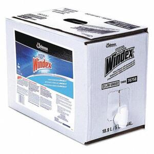 DESCRIPTION: (1) BOX OF GLASS CLEANER BRAND/MODEL: WINDEX #721696502 RETAIL$: $40.00 EA SIZE: 5 GALLON QTY: 1