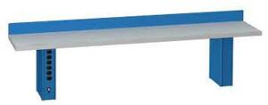 NAME: NEW Instrument Riser Shelf with Laminate Surface, Power Strip & Back Stop, 72"