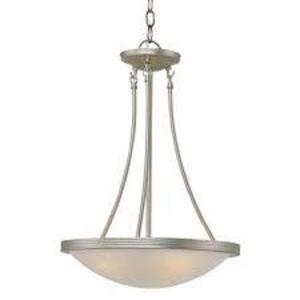 NAME: BEL AIR LIGHTING Halley 3-Light Brushed Nickel Pendant