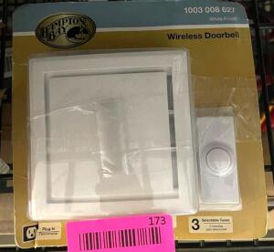 NAME: Wireless Plug-In Door Bell Kit with 1-Push Button in White