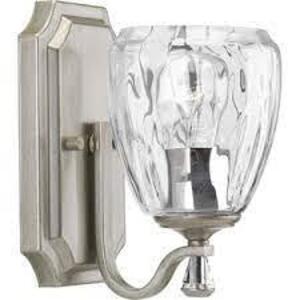 NAME: Anjoux 1 Light 5 inch BRUSHED NICKEL Bath Vanity Wall Light