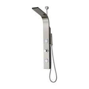 NAME: Vernazza 43 in. 2-Jet Shower Panel System with Shower Head and Hand Shower in Stainless Steel