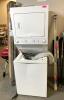 NAME: 24" ELECTRIC WASHER AND DRYER STACK COMBO SET, IN WORKING CONDITION