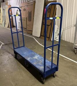 NAME: METAL MATERIAL CART ON CASTERS