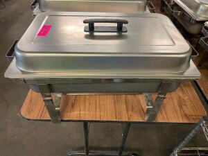 DESCRIPTION: FULL SIZE CHAFFER W/ STAND, PAN, INSERT, AND LID. QTY: 1