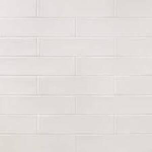 NAME: (20) SQ FT OF LuxeCraft White 4 in. x 8 in. Glazed Ceramic Subway Wall Tile