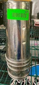 DESCRIPTION: (5) 16 OZ STAINLESS MIXING CUPS THIS LOT IS: SOLD BY THE PIECE QTY: 5