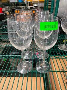 DESCRIPTION: (6) LARGE RED WINE GLASSES THIS LOT IS: SOLD BY THE PIECE QTY: 6