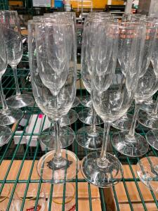 DESCRIPTION: (12) CHAMPAGNE GLASSES THIS LOT IS: SOLD BY THE PIECE QTY: 12