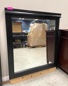 NAME: BEDROOM DRESSER MIRROR IN BLACK