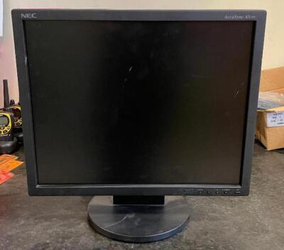 DESCRIPTION: 19.5" LCD COLOR MONITOR BRAND/MODEL: NEC ACCUSYNC AS191 QTY: 1