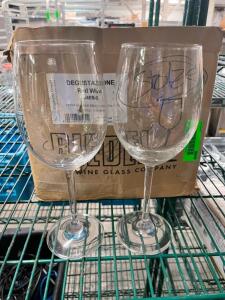 DESCRIPTION: (12) RED WINE GLASSES THIS LOT IS: SOLD BY THE PIECE QTY: 12