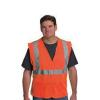 (6) HI VIS POLYESTER BREAKAWAY VEST