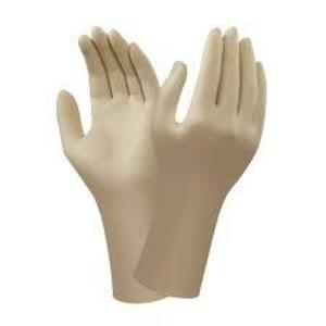 (4) PACKS OF (10) PAIRS OF DISPOSABLE LATEX GLOVES