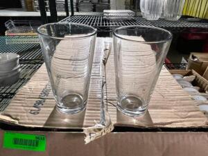 DESCRIPTION: (12) 16 OZ MIXING GLASSES THIS LOT IS: SOLD BY THE PIECE QTY: 12