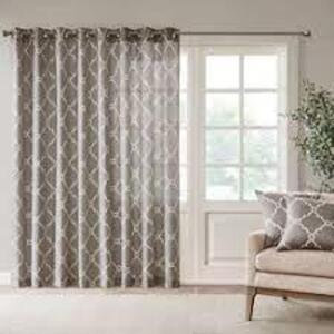 (1) ROOM DARKENING WIDE PATIO DOOR CURTAIN PANEL