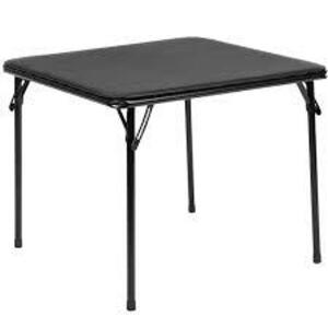 (1) BLACK FOLDING TABLE