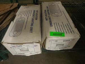 DESCRIPTION: (2) EMERGENCY EXIT LIGHTS. THIS LOT IS: SOLD BY THE PIECE QTY: 2