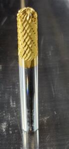 (1) SOLID CARBIDE DOUBLE CUT CYLINDER BURR