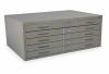DESCRIPTION (2) GRAINGER FLAT FILE CABINET BRAND/MODEL 2CLC1 ADDITIONAL INFORMATION PUTTY/5-DRAWERS/RETAILS AT $660.58 EACH SIZE 16-7/64"H X 53-3/4"W