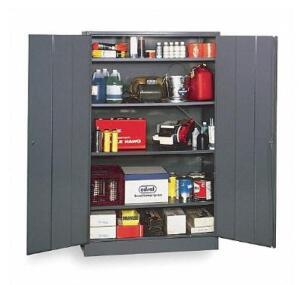DESCRIPTION (1) EDSAL COMMERCIAL STORAGE CABINET BRAND/MODEL 1UFE8 ADDITIONAL INFORMATION GRAY/SHELF CAPACITY: 175 LB/RETAILS AT $480.73 SIZE 78"H X 4