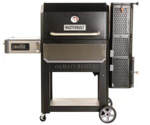 DESCRIPTION (1) MASTERBUILT GRAVITY SERIES DIGITAL CHARCOAL GRILL & SMOKER BRAND/MODEL 1050 ADDITIONAL INFORMATION BLACK/COOKING SPACE: 560 SQ-IN/RETA