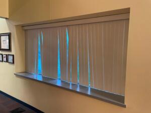54" X 118.5" PULL CORD WINDOW BLINDS