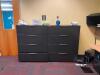 (3) - 53" X 42" X 18" / 3 TIER FILE CABINETS - 2