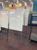 (2) - 67" PORTIBLE DRY ERASE BOARDS - 2