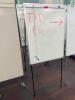 (2) - 67" PORTIBLE DRY ERASE BOARDS - 2