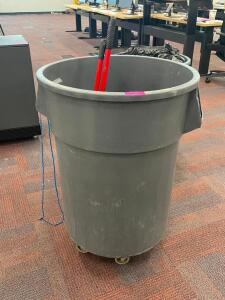 55 GAL. TRASH CAN WITH DOLLY