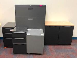 ASSORTED FILE CABINETS AS SHOWN