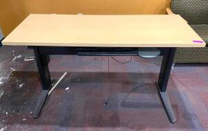 (2) 58" X 23" ADJUSTABLE HEIGHT STANDING DESK