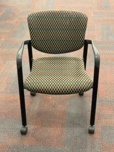 (4) - CT. SET OF ROLLING ARM CHAIRS