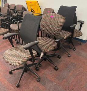 (4) - CT. SET OF ROLLING OFFICE CHAIRS