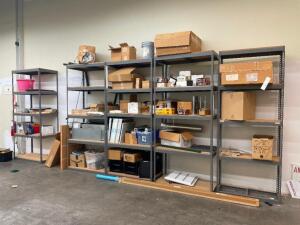 (5) - 8 FT. SHELVING UNITS / MEDIUM DUTY