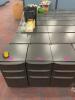 (8) - 27" / THREE TIER ROLLING FILE CABINETS - 2